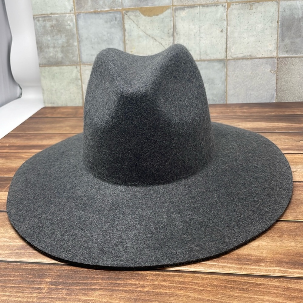 Olive & Pique Charcoal Gray Wool Hat BS5